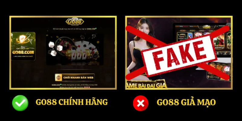 GO88 GIẢ MẠO TRÊN MẠNG XÃ HỘI 1 Phan Biet Go88 Chinh Hang